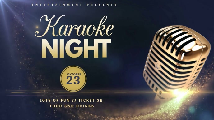 Free Customizable Karaoke Flyers Postermywall