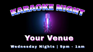 Karaoke Facebook Cover Video Film w tle na Facebooka (16:9) template
