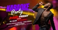 Karaoke Facebook Event cover template