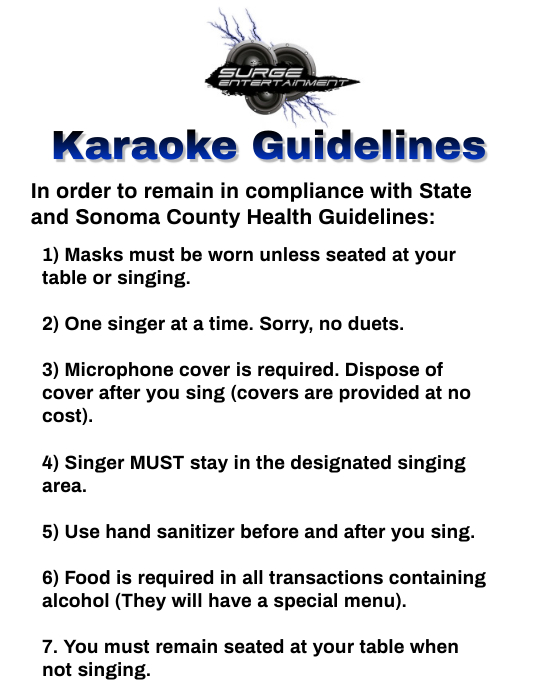 Modèle Directives de Karaoké PosterMyWall