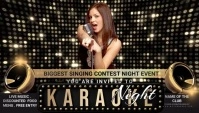 Karaoke Night Blog , Music Night, Music Fest template