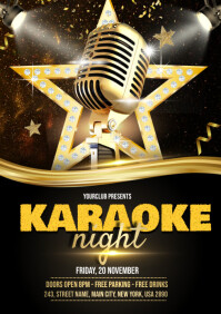 KARAOKE Template PosterMyWall