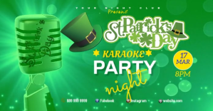 Karaoke Night Isithombe Esabiwe ku-Facebook template