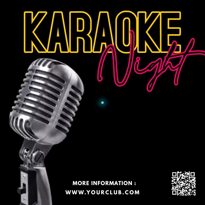 Karaoke Night Template PosterMyWall