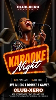 Karaoke Night Indaba yaku-Instagram template