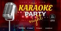 Karaoke Night Imagem partilhada do Facebook template