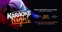 Karaoke Night Facebook Shared Image template