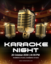 Karaoke Night Instagram Portrait template