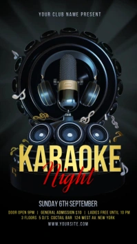 Karaoke Night Instagram Template
