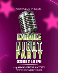 KARAOKE NIGHT PARTY Instagram Portrait template