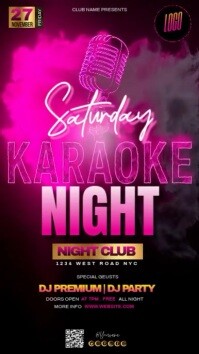 Sort Karaoke Night Instagram Story Template