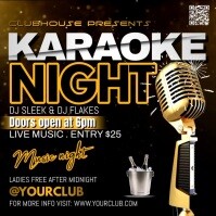 Plantilla de Publicitario de Noche de Karaoke | PosterMyWall