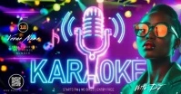 Karaoke Night Party Template Facebook Shared Image