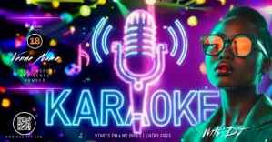 Karaoke Night Party Template Ibinahaging Larawan sa Facebook