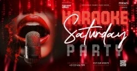 Karaoke Night Video Ad Facebook Shared Image template