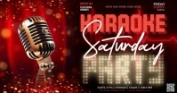 Karaoke Night Video Ad Facebook Shared Image template