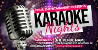 Karaoke Nights Facebook Event Cover template