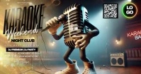 KARAOKE PARTY BANNER TEMPLATE Image partagée Facebook