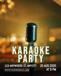 KARAOKE PARTY Instagram Portrait template