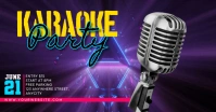 Karaoke Party Facebook Shared Image template