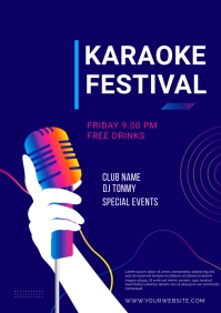 KARAOKE PARTY TEMPLATE | PosterMyWall