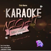 KARAOKE POSTER FLYER VIDEO TEMPLATE