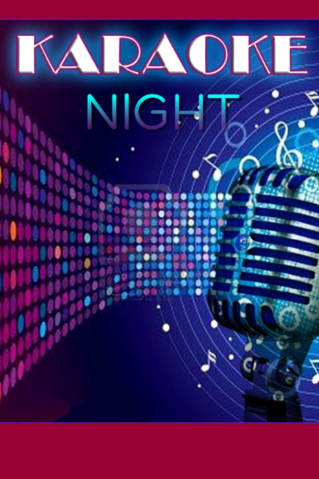 Karaoke Template PosterMyWall karaoke-template-postermywall