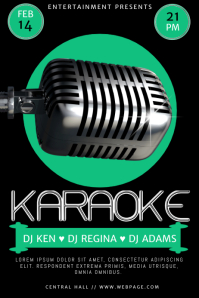 customizable design templates for karaoke posters postermywall bollywood karaoke flyer