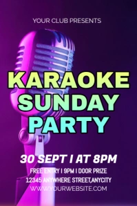 KARAOKE SUNDAY PARTY Iphosta template