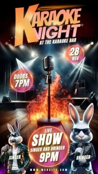 Karaoke TikTok Reel Video Template