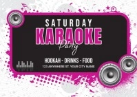 karaoke10 Postal template