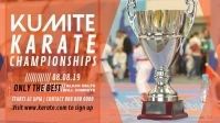 Karate Championship Digital Display Video template