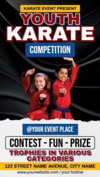 Karate Competition Rolka Instagram template