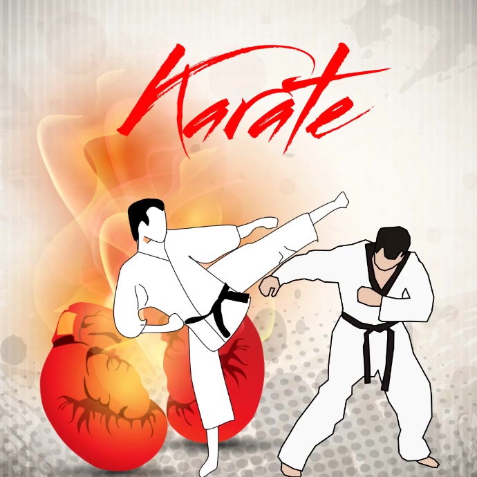Karate Layout Karate Template | PosterMyWall