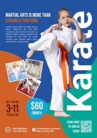 Karate Flyer Template A4