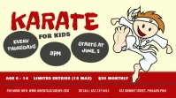 Karate for Kids Digital Display Image Affichage numérique (16:9) template