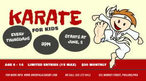 Karate for Kids Digital Display Image Affichage numérique (16:9) template