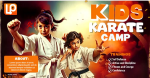 Karate Kids Classes ภาพที่แชร์บน Facebook template