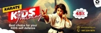 Karate Kids Training Twitter Banner template
