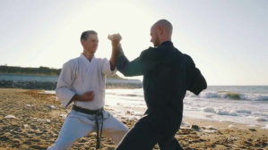Blanc Karate self defense training video YouTube-thumbnail Template