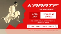 Karate Tournament Digital Display Image Affichage numérique (16:9) template