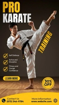 Karate Training Instagram Reels template