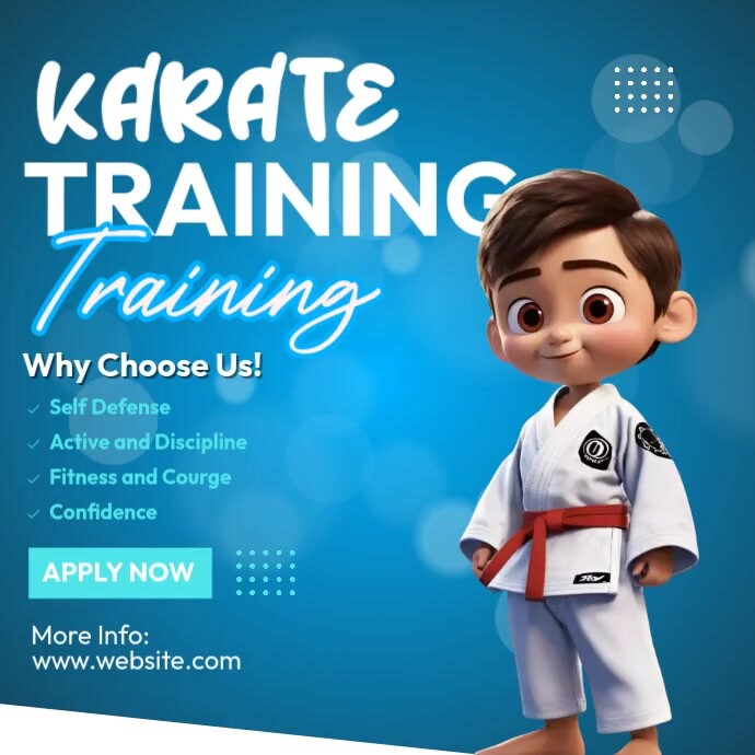 Karate Programming Copy of Karate Training Program | PosterMyWall