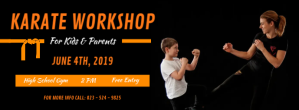 Karate Workshop Facebook Cover Photo template