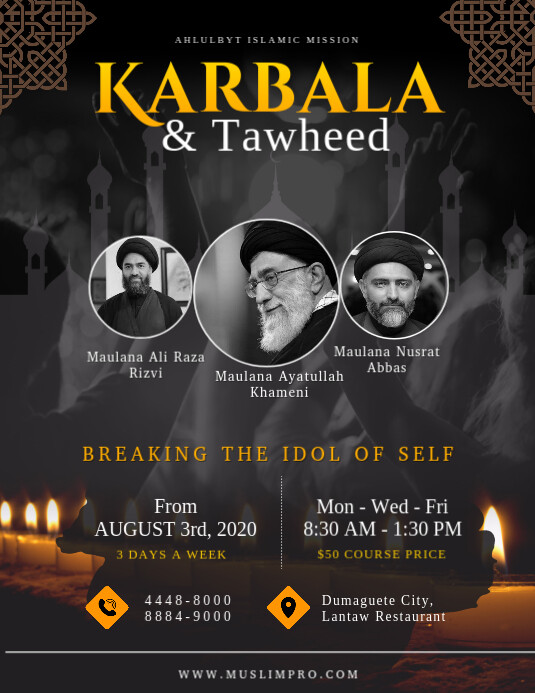 Karbala Muharram Flyer Template PosterMyWall