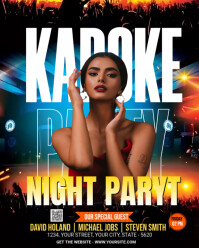 karoke Instagram Portrait template