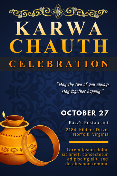 Copy Of Karwa Chauth Event Invitation Poster PosterMyWall copy-of-karwa-chauth-event-invitation-poster-postermywall