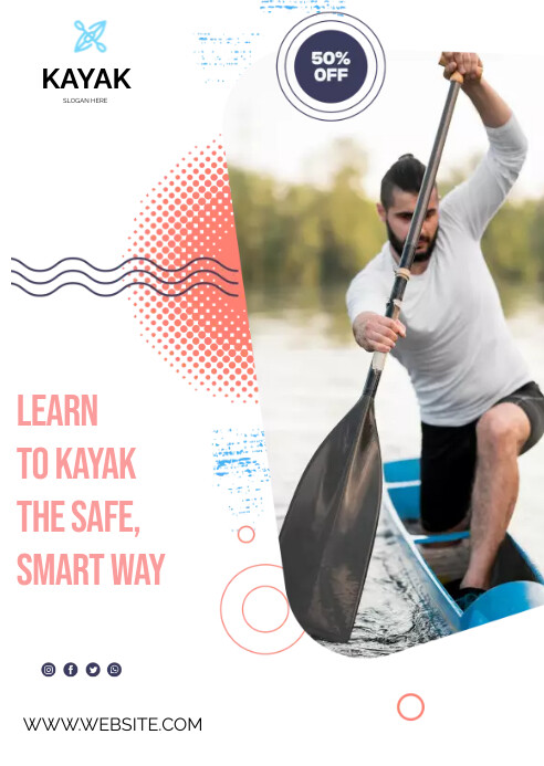 Kayak Safety Training Template PosterMyWall