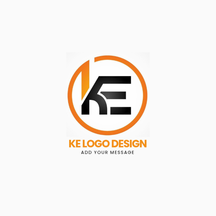 KE Logo Design Template | PosterMyWall