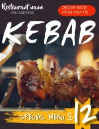 KEBAB ใบปลิว (US Letter) template